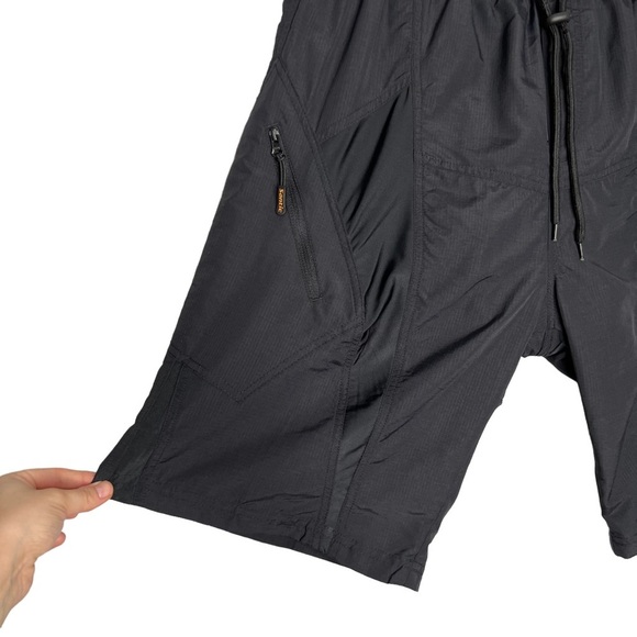 Santic Black Men’s Padded Elastic Waist Nylon Bicycle Cycling Shorts - Picture 2 of 15